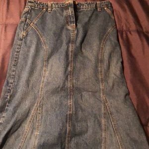 Jean skirt